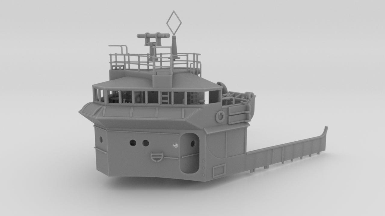 1/240 USS Ward Navigation Bridge Resin3Dinteractive