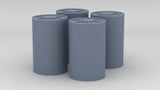 1/25 DKM Depth Charge (Wasserbombe) Set (4pcs)