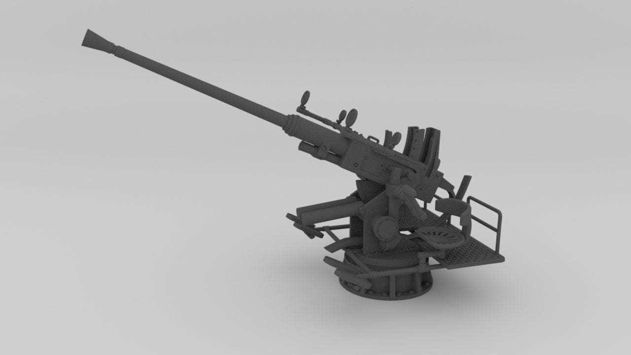 1/25 USN 40mm Single Bofors Elevated Set - distefan 3d print