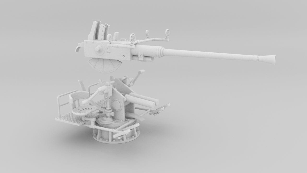 1/25 USN 40mm Single Bofors Elevated Set - distefan 3d print