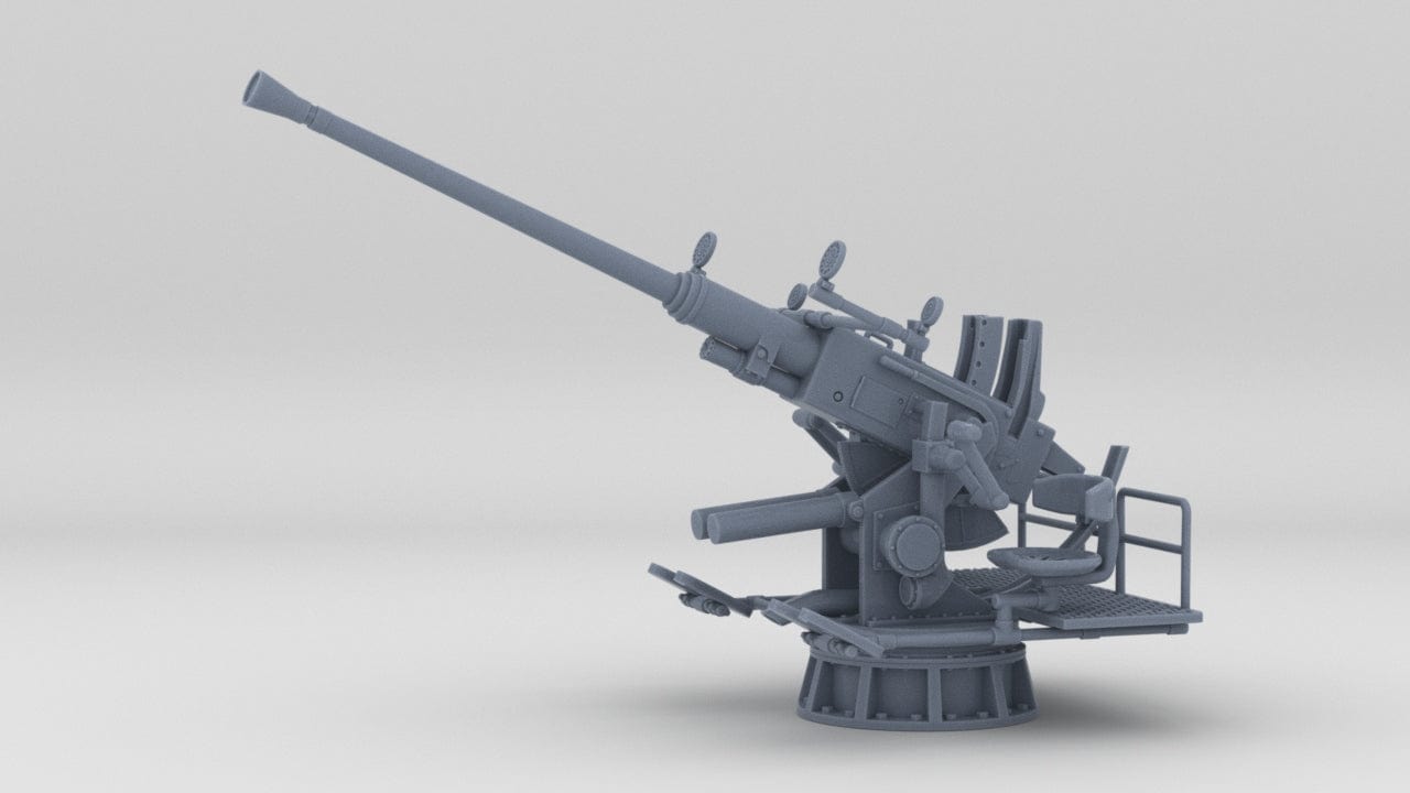 1/25 USN Single 40mm Bofors Elevated Set - distefan 3d print