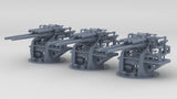 1/250 IJN 12.7 cm/40 Type 89 Twin Gun Set (3pcs)