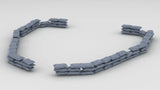 1/250 IJN Yamato Sandbags Forward Main Deck 25mm Set
