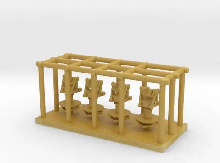 1/250 USN Mk52 director with Mk63 set 4pcs - distefan 3d print
