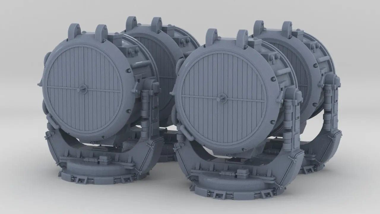 1/250 IJN Yamato Searchlight 150cm Set (4pcs) - distefan 3d print