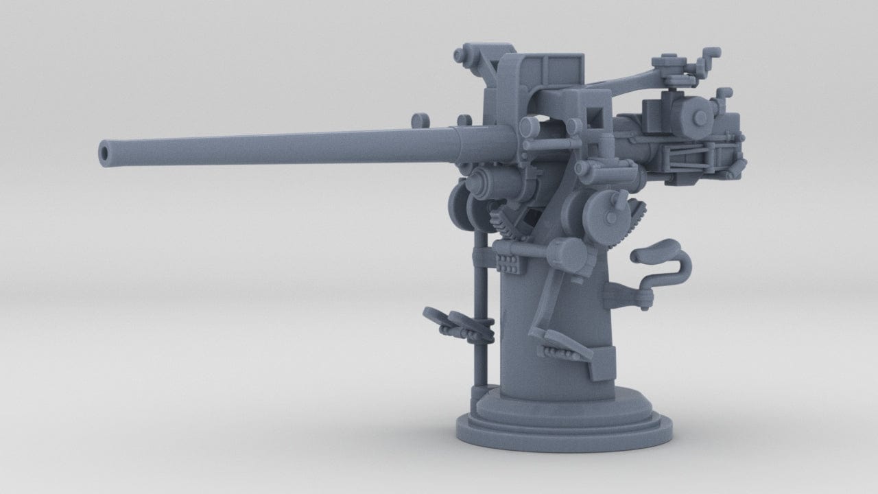 1/250 USN 3 inch 50 [7.62cm] Cal. Deck Gun - distefan 3d print