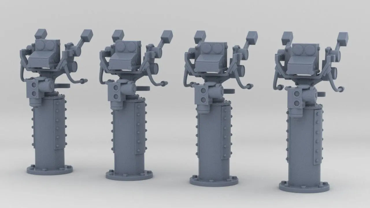 1/250 USN Mk51 Director Set (4pcs) Resin3Dinteractive