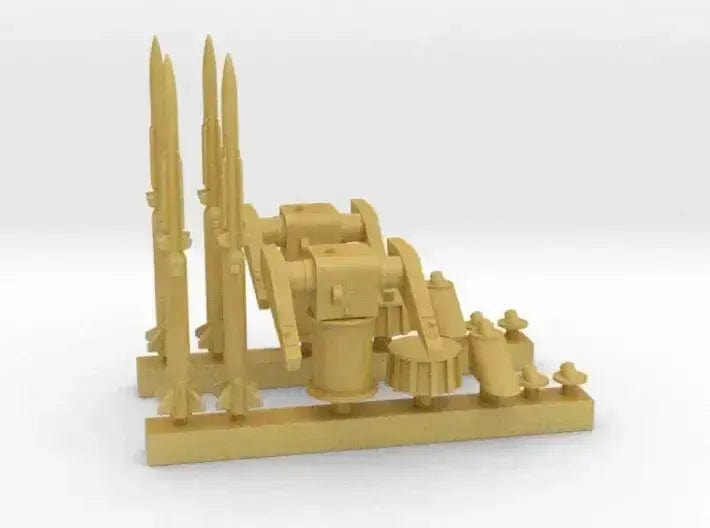 1/285 MK10 Terrier Missile Launcher KIT x2 - distefan 3d print