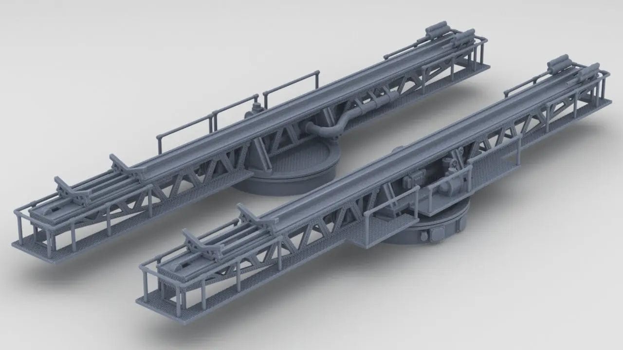 1/285 USN P-6 Catapult Set (2pcs) - distefan 3d print