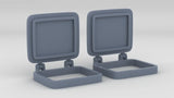 1/30 US PT Boat 109 Forward Deck Open Hatch Set (2pcs)