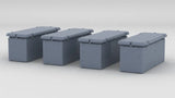 1/30 USN Oerlikon 20mm Storage Locker Set (4pcs)