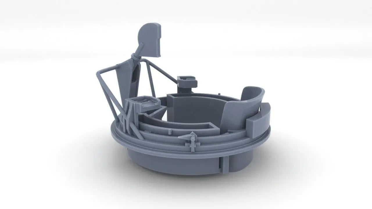 1/30 USS Elco 103 Class PT Boat Forward Turret Mount 3dspro
