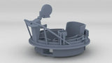 1/30 USS Elco 103 Class PT Boat Forward Turret Mount