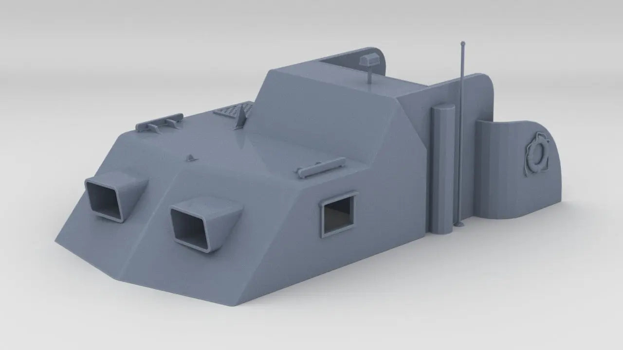 1/30 USS PT 328 Chartroom - Deckhouse - distefan 3d print