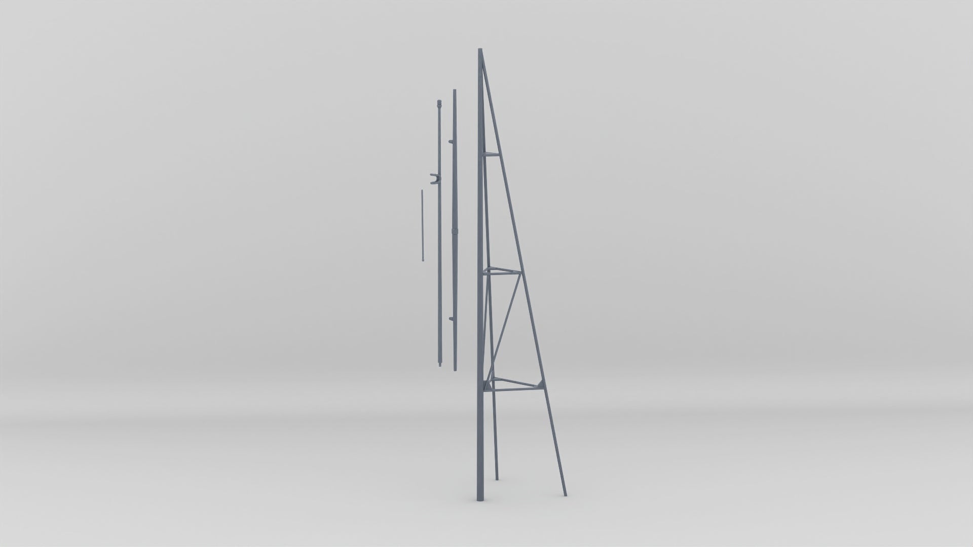 1/30 IJN Akagi Main Mast Protosoon – alternate view
