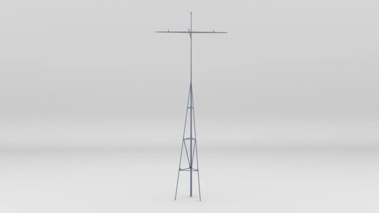 1/30 IJN Akagi Main Mast - distefan 3d print