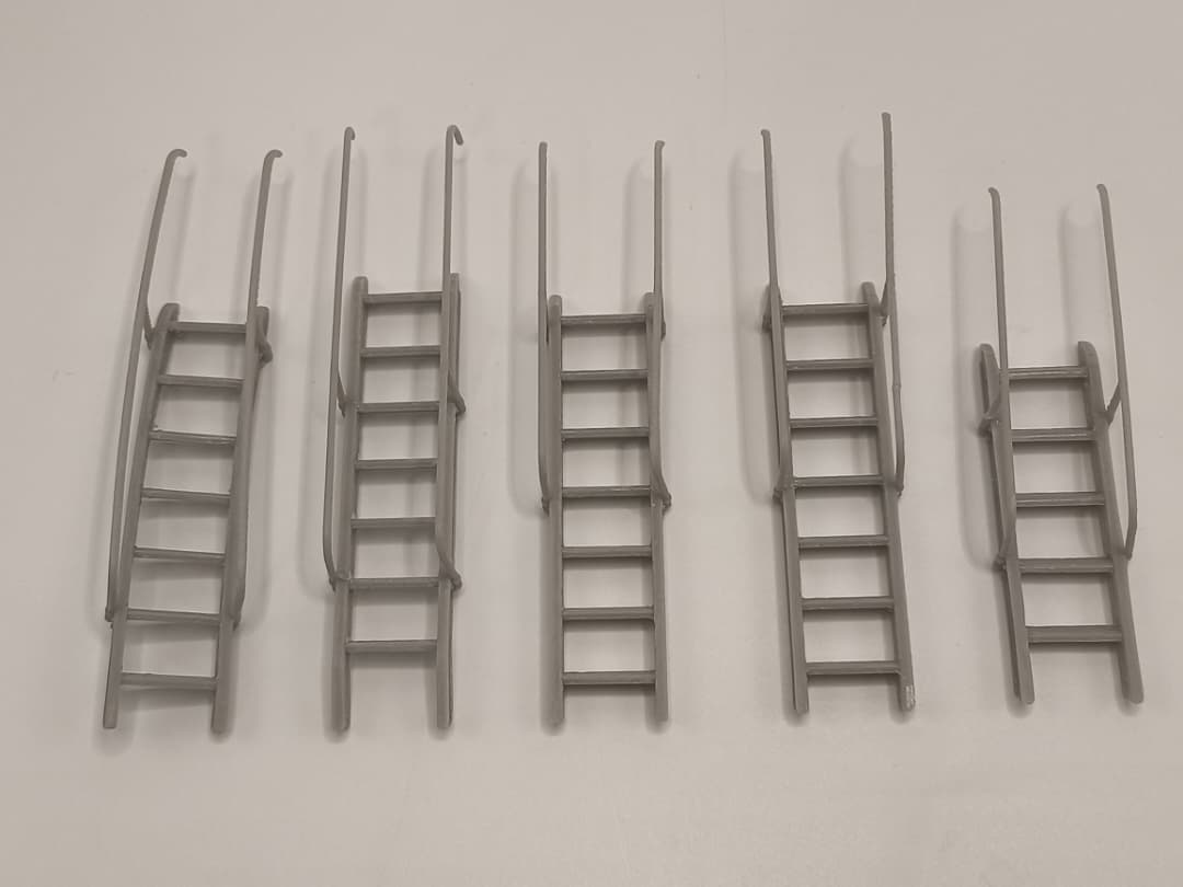 1/30 IJN Akagi Tower Stairs Set (4pcs) Protosoon – alternate view