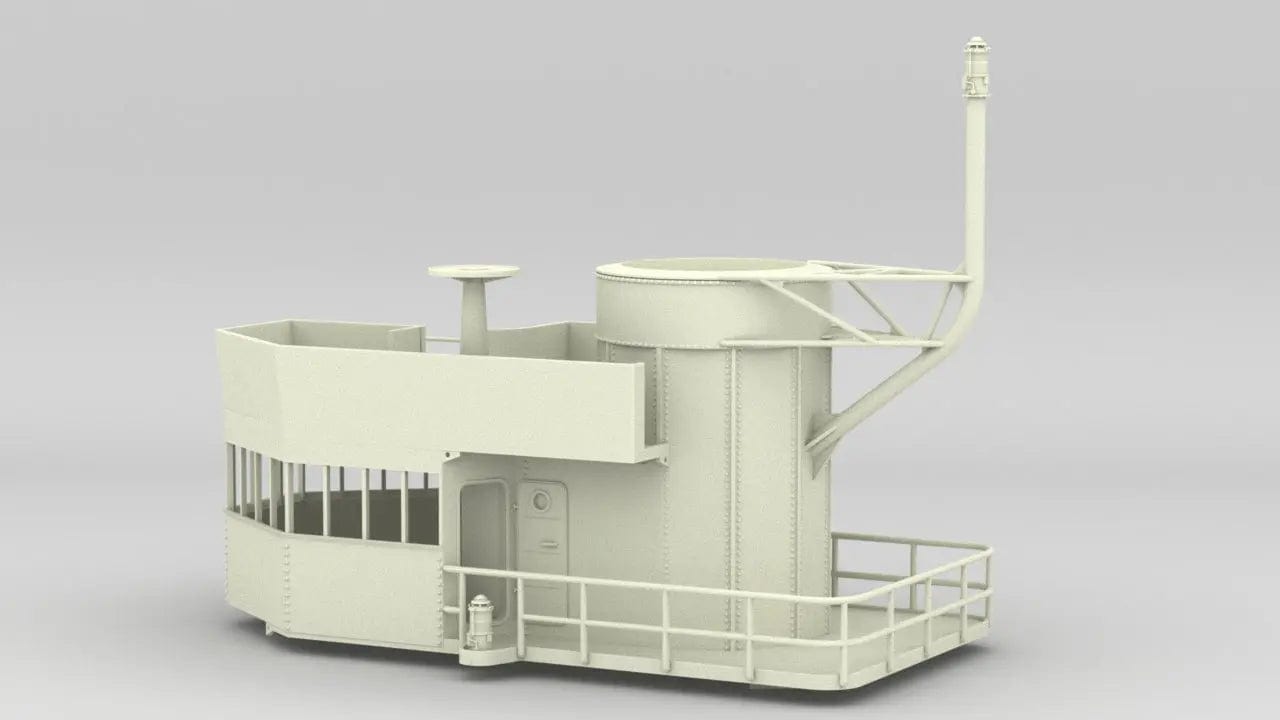 1/30 IJN Akagi Upper Tower - distefan 3d print
