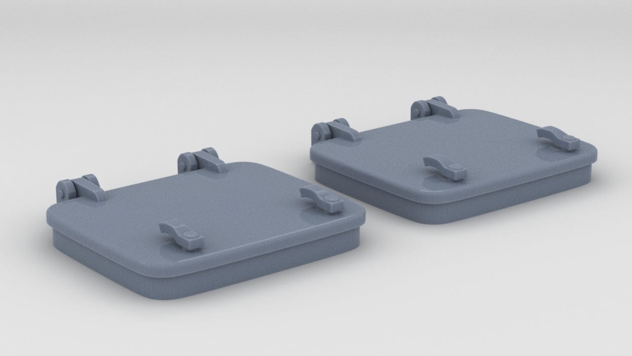 1/30 US PT Boat 109 Deck Hatch Set (2pcs) - distefan 3d print