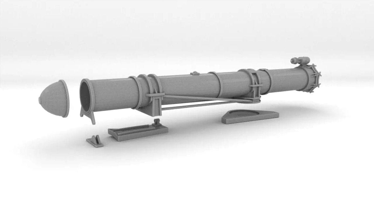1/30 US PT Boat 109 Torpedo Tube Port - distefan 3d print