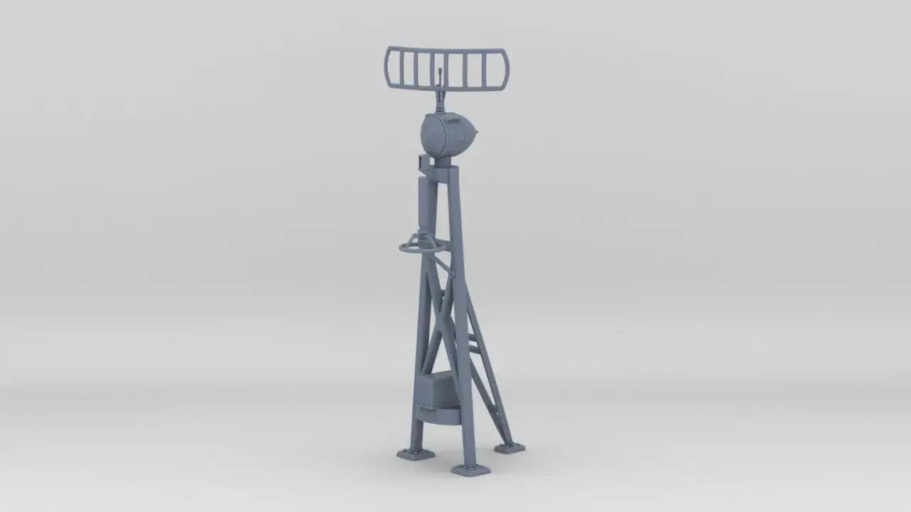 1/30 US PT Boat 80' Elco SO-# Type Radar Mast - distefan 3d print