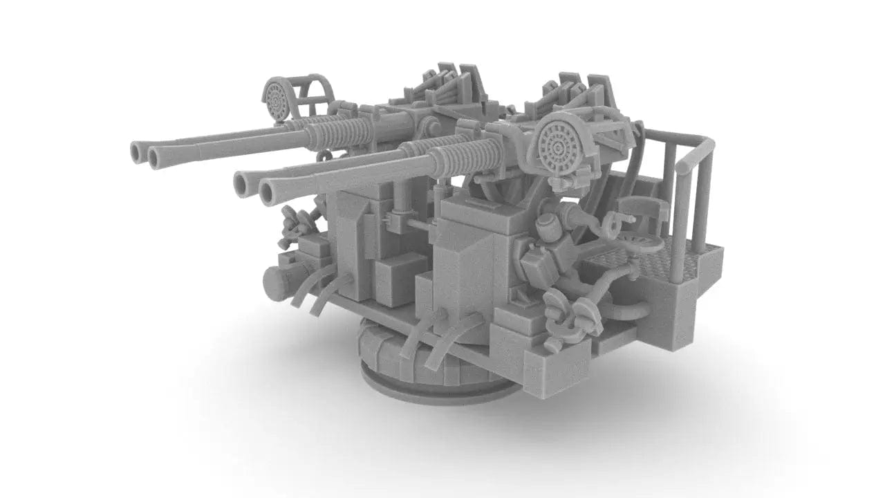1/30 USN 40mm Bofors Quad Mount - distefan 3d print