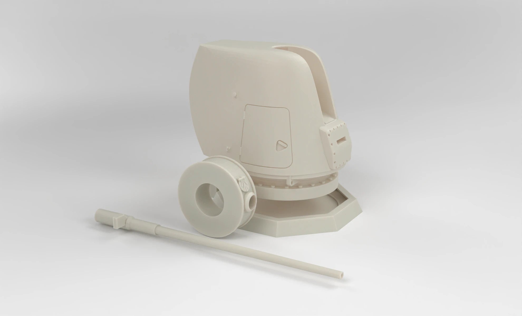 1/30 USN 5"/54 Caliber Mark 45 Gun Mod 0-2 Kit Protosoon