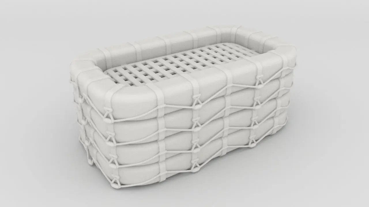 1/30 USN Life Raft Square Stacked - distefan 3d print