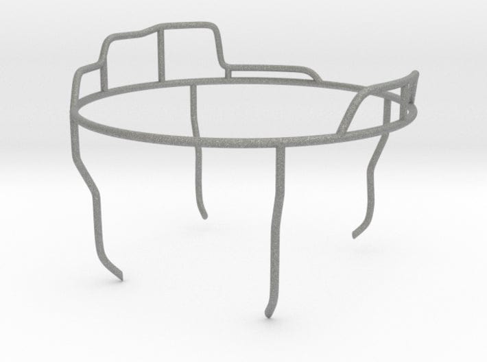 1/30 USN PT Boat 109 Aft Turret Mount Railing - Distefan 3D Print