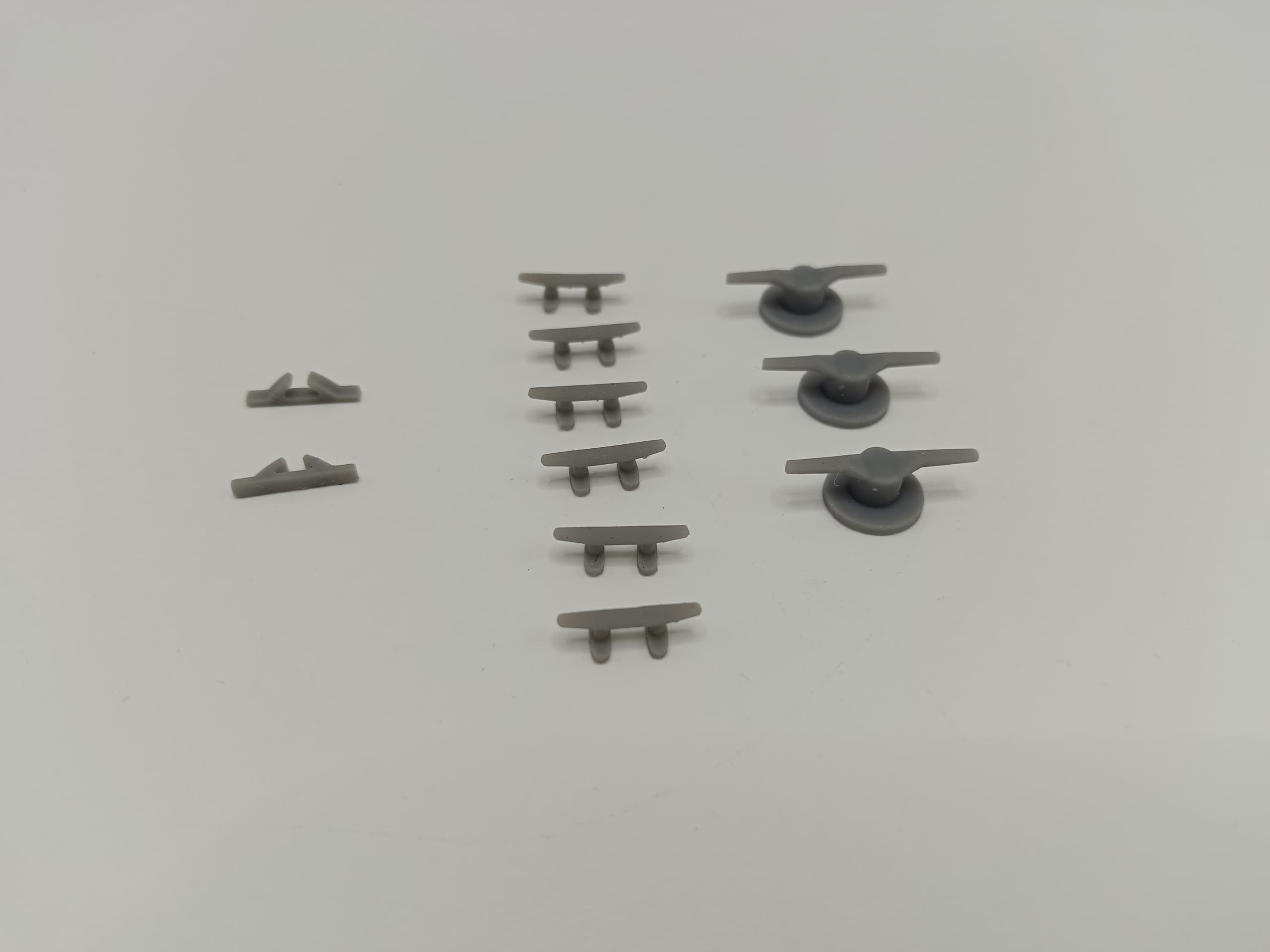 1/30 USN PT Boat 109 Bitts, Chock, Cleats Set (11pcs) - distefan 3d print