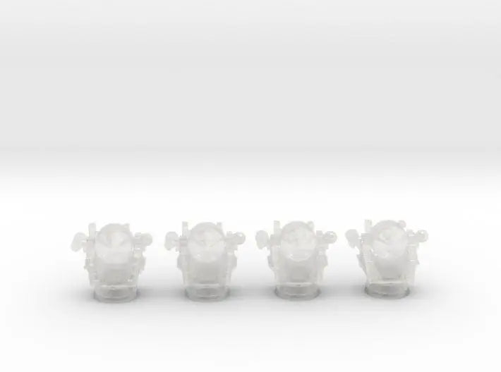 1/300 US Navy AN-SPG-55 illuminator set 4pcs - distefan 3d print