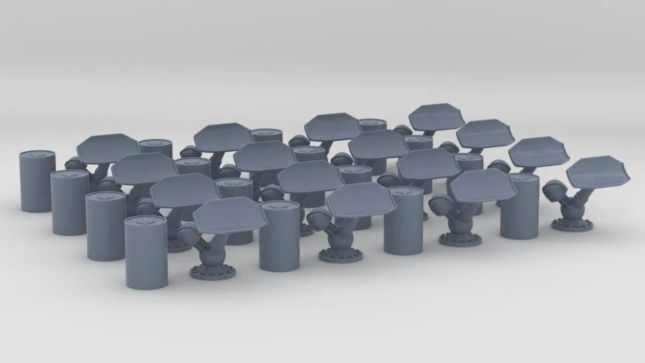 1/300 USN K-Gun w/ 300lb Depth Charge Set (16pcs) Resin3Dinteractive