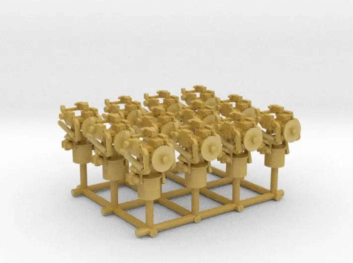 1/300 USN Mk57 director set 12pcs - distefan 3d print