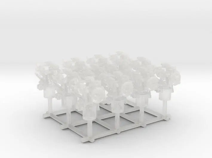 1/300 USN Mk57 director set 12pcs - distefan 3d print