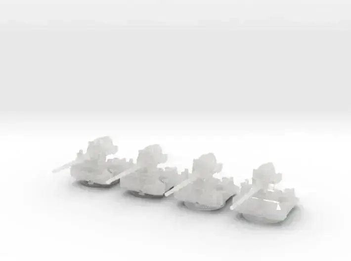 1/300 USN Single 5 inch (127 mm) 38cal mount SET - distefan 3d print