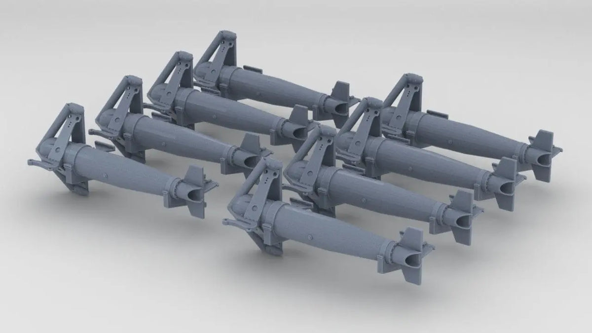 Paravane Rigs 1/306 IJN Paravane Set (8pcs) - distefan 3d print