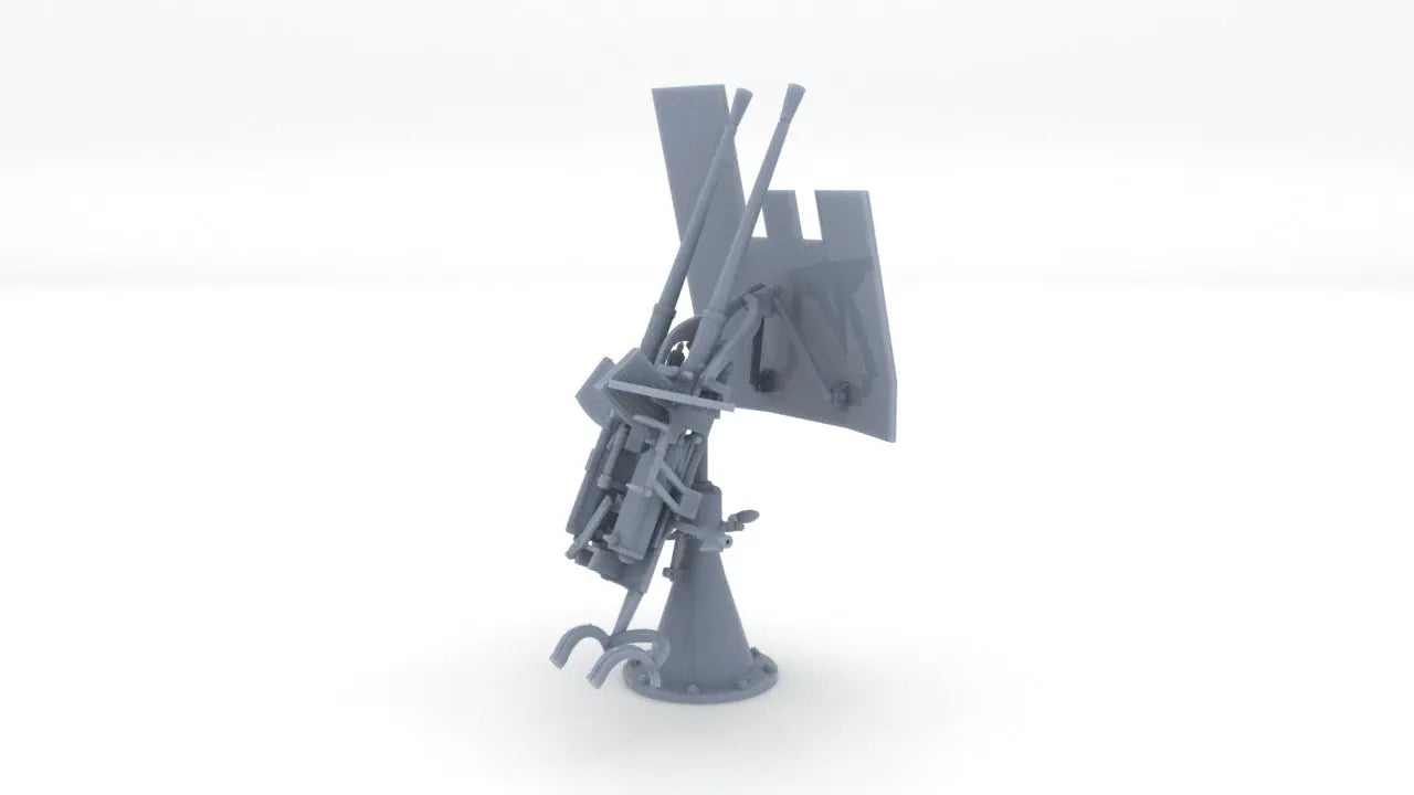 1/32 DKM 20mm C30 Double Flak Elevated w. Shield Resin3Dinteractive