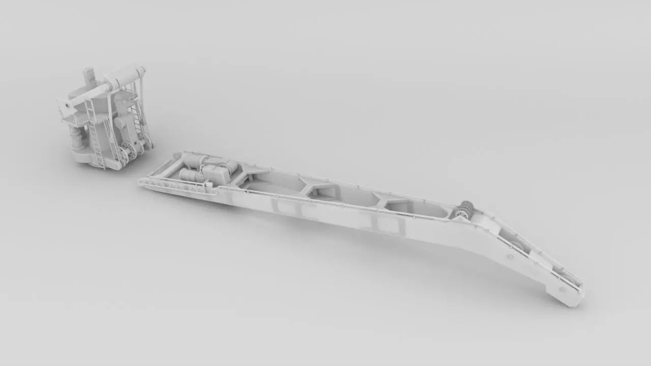 1/32 DKM Hipper Seaplane Crane Part Set 3dspro