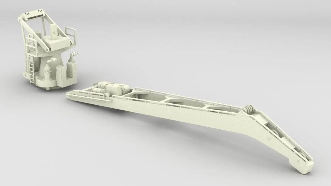 1/32 DKM Hipper Seaplane Crane Set - distefan 3d print