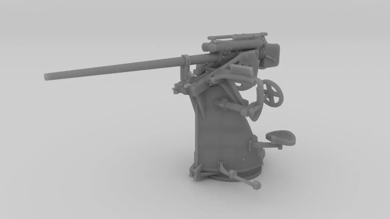 1/32 DKM U-Boot 37mm SK C/30 Single Gun Resin3Dinteractive
