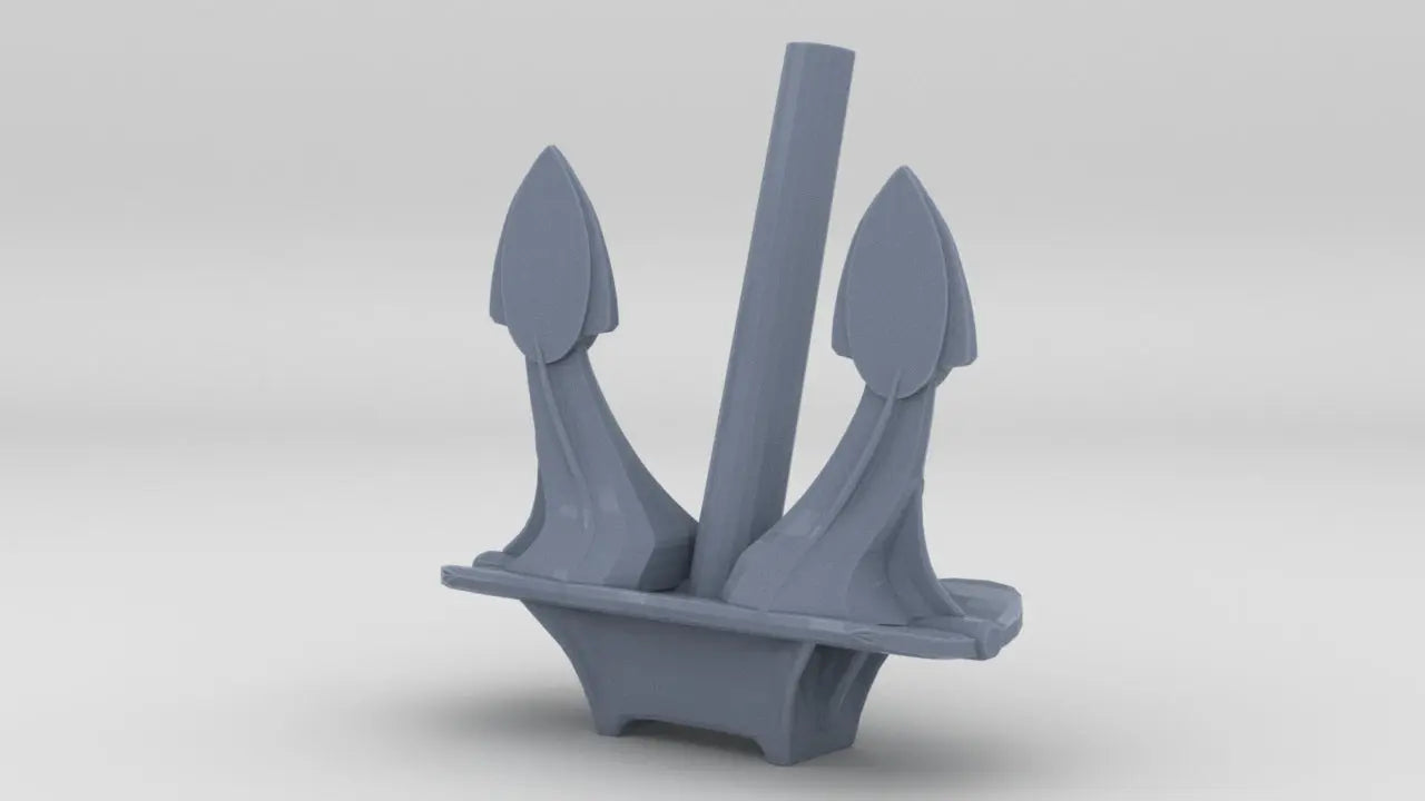 1/32 DKM U-Boot Bow Anchor Resin3Dinteractive