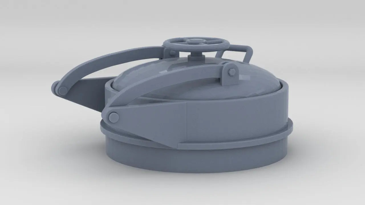 1/32 DKM U-Boot VII/C Closed Hatch (Hinged) Resin3Dinteractive