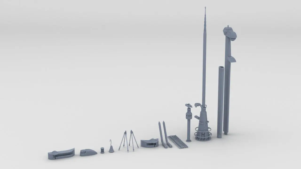 1/32 DKM U-Boot VIIC/41 Conning Tower Detail Set Protosoon