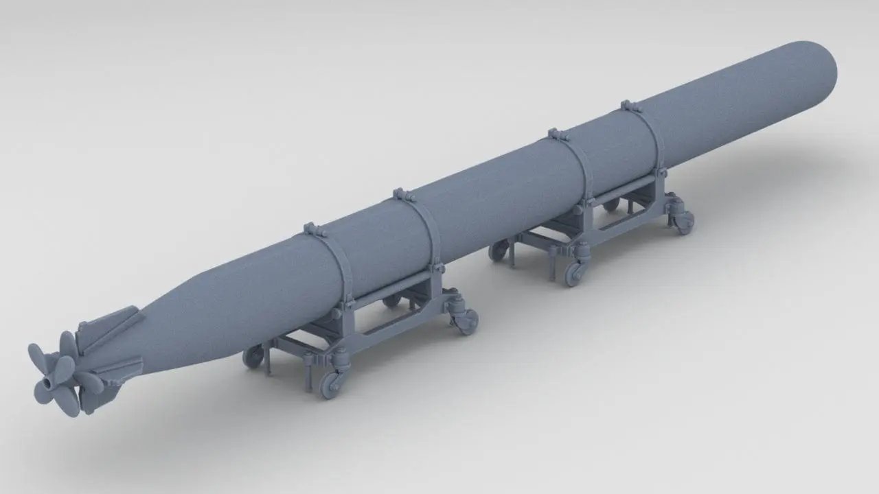1/32 IJN Type 93 Long Lance Torpedo - distefan 3d print