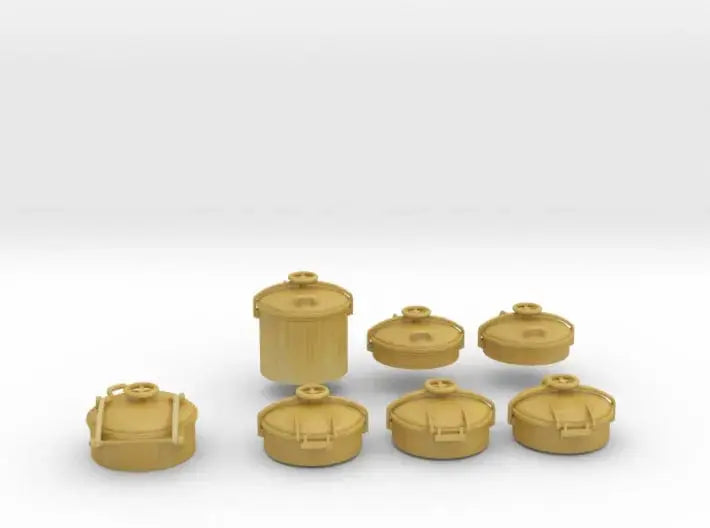 1/32 conning tower hatches SET x7 - distefan 3d print