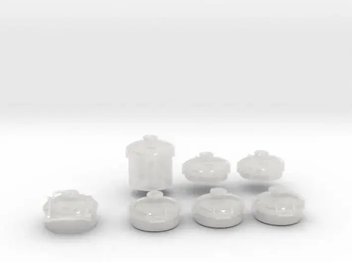 1/32 conning tower hatches SET x7 - distefan 3d print