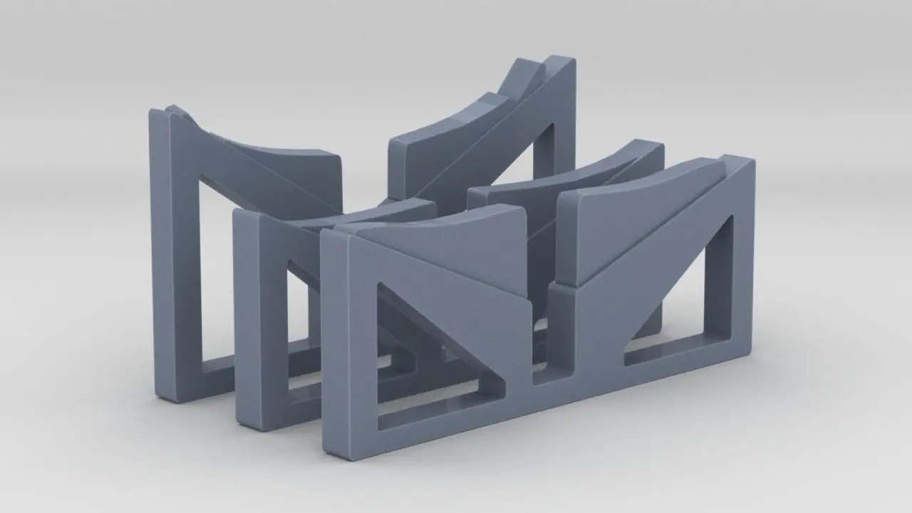 1/32 US 26ft Monomoy Surf Boat Cradle Set - distefan 3d print