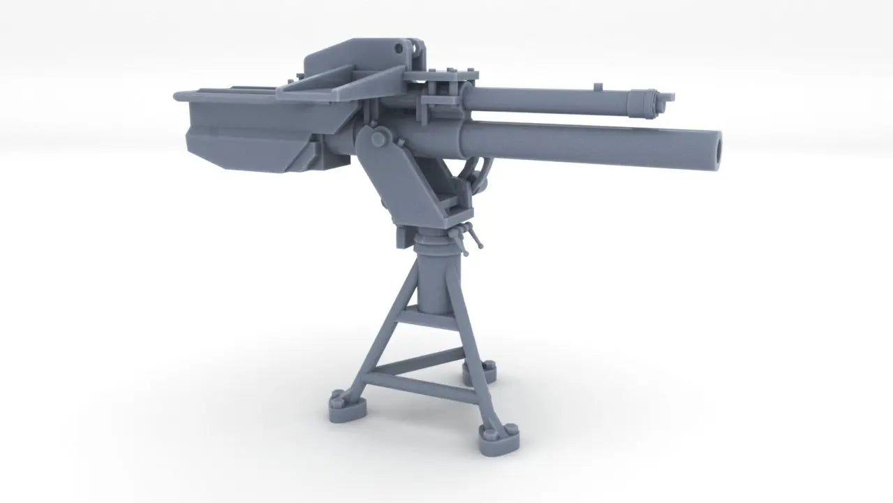 1/32 US 81mm Mortar & M2HB Resin3Dinteractive