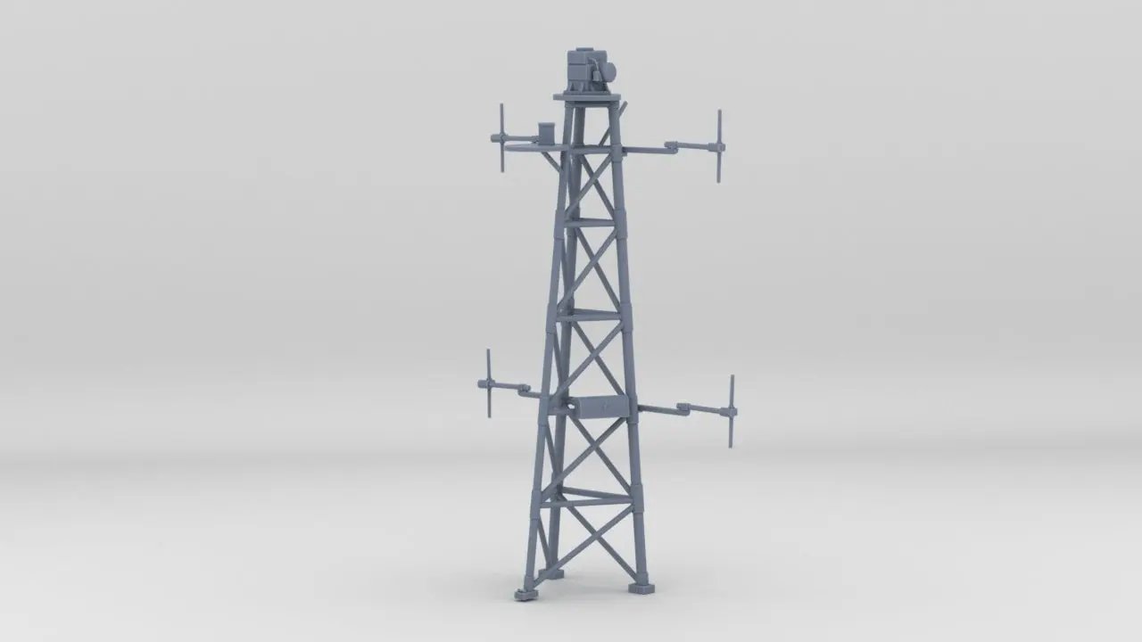 1/32 US PT-810 SO-3 Radar Mast - distefan 3d print