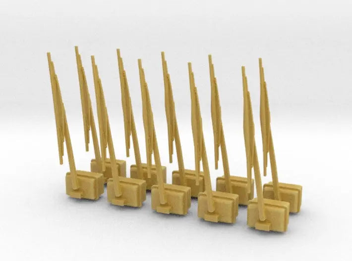 1/32 USN windshield windscreen wiper set 10pcs - distefan 3d print